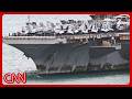 In Thailand, USS Abe Lincoln covered in rust after 286 days at sea