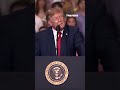 Trump REACTS after protester gets punched at rally #shorts