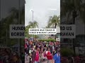 MASSIVE migrant caravan heads toward US border as midterms HEAT UP #shorts #us #immigration
