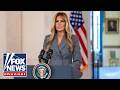 First lady Melania Trump speaks at North Carolina elementary school