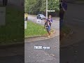 Rescue dog carried across finish line after refusing to complete 5k #shorts