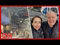 News helicopter crashes while covering deadly bus accident