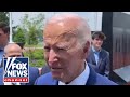 WATCH: Biden speaks to press first time since cancer diagnosis