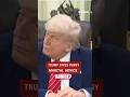 Doocy questions Trump about Macron-wife incident #shorts #musk #trump