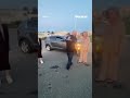CHAOTIC scenes at Russian gas stations as drivers fight over fuel #shorts #foxnews