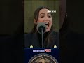 AOC delivers remarks during the swearing-in ceremony of Mamdani #shorts #us #nyc #ny #politics