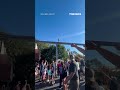 WATCH: Man rescues boy walking on monorail track #shorts
