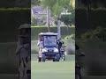 WATCH: A quiet golf course turns into a mess in minutes... #golfcourse #shorts #teen #dirtbike