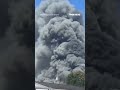 RAGING INFERNO: Firefighters battle a five-alarm warehouse fire in Florida
