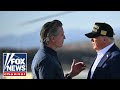 Trump rails against California's governor in meeting with Canadian PM: 'Gavin New-scum'