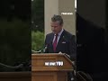 Secretary of War Hegseth thanks World War II veterans at D-Day ceremony #shorts #foxnews #news #fox
