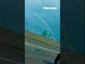 SEE IT: Sky decides to show off 🌈 #rainbow #shorts #driver #highway