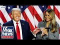 First lady Melania Trump unveils stamp honoring former first lady Barbara Bush
