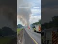 What started as a truck fire quickly turned into a fireworks show...