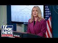 Karoline Leavitt holds press briefing ahead of China trade talks