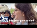 WATCH: Protesters confronted by student: 'I hope you get expelled'