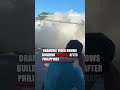 WATCH: People race out of restaurant just moments before it comes crashing down #restaurant #shorts