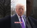NEW: Trump SHUTS DOWN reporter's question... #shorts #news #trump #usa #us