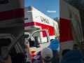 Demonstrators SWARM U-Haul after it drove through Iran protest #shorts #foxnews #us