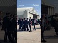 WATCH: JD Vance escorted Charlie Kirk’s casket aboard Air Force Two on Thursday #shorts #usa #news
