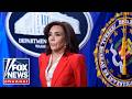 Pirro briefs press on DOJ investigation into Fed chair