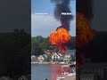 SEE IT: Massive fireball ERUPTS after propane explosion destroys lakeside homes #foxnews #news