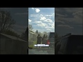 WATCH: Police chase ends after suspect's car FLIPS #shorts #car #policechase #us #news