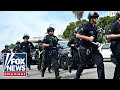 HAPPENING NOW: Anti-Trump rioters clash with police in Los Angeles