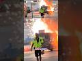 Van BLOWS UP in fiery explosion outside Atlanta airport #shorts #us #atlanta #news #us #explosion
