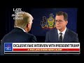 Stephen's Interview Of Hannity's Interview Of Trump