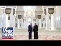 Trump speaks at presidential palace in Abu Dhabi