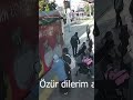 WATCH: Security guard saves woman from being hit by an oncoming tram #shorts #world #turkey #heroic