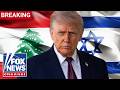 BREAKING: Trump announces Israel, Lebanon ceasefire