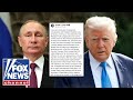 BREAKING: Trump reveals next meeting with Putin to 'bring war to an end'
