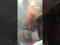 Heartbreaking video shows a fire tearing through a Florida mobile home #shorts #news #usa #us #fire