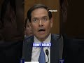 HEATING UP: Rubio fires back after Dem senator says he regrets voting for him #shorts #us #politics
