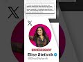 Elise Stefanik DROPS OUT of NY gubernatorial race, won't seek re-election #shorts