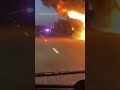 WELL DONE: Firefighters douse blaze from truck carrying 40,000 pounds of ribeye steaks #shorts