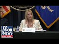 Pam Bondi hosts Cabinet officials at the DOJ
