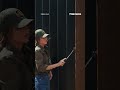 TOO HOT TO HANDLE: Noem paints section of southern border wall black #shorts #trump #news #usa #us