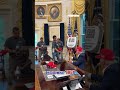 Trump tosses MAGA hats to White House renovation crew #shorts #foxnews #us #news #trump