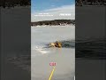 WATCH: Officer SAVES dog from frozen lake #shorts #us #news #rescue #dog #newjersey