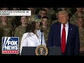 Blue state governor joins Trump onstage at rally: 'She's doing the right thing'