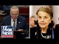 Sen. Chuck Schumer honors Dianne Feinstein on Senate floor in emotional tribute