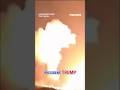 Trump releases video of BUNKER BUSTER bombs striking Iranian ammo depot #shorts #iran #us #news