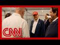 Trump tours Florida's controversial new migrant detention center