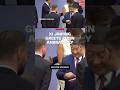 Xi Jinping greets Putin animatedly