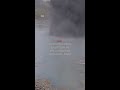 A hydrothermal eruption in Yellowstone National Park