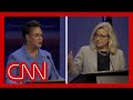 Watch Liz Cheney face off with Trump-backed candidate in debate