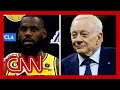 LeBron James calls out reporters for not questioning Jerry Jones photo